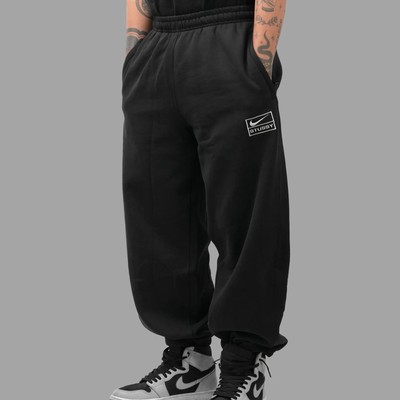 Nike x Stussy Fleece Jogger Mens XL Sweatpants Men Black New With
