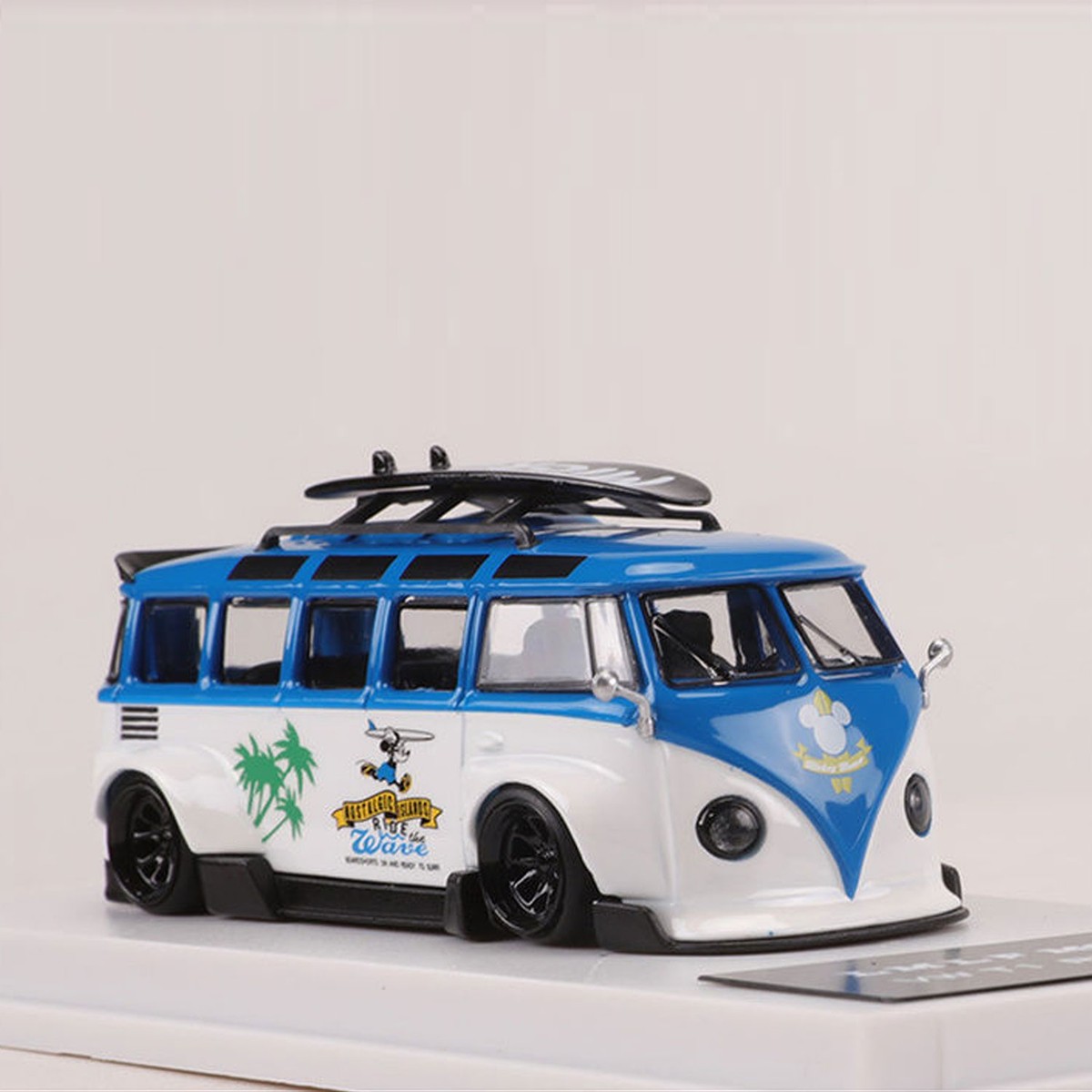 1:64 Blue VW T1 Bus RWB Widebody Custom Alloy Diecast Model - Rare