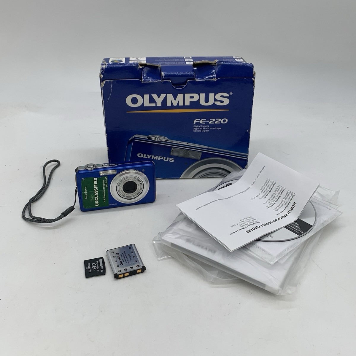 Olympus FE-220 7.1MP Digital Camera With 4x Optical Zoom & In