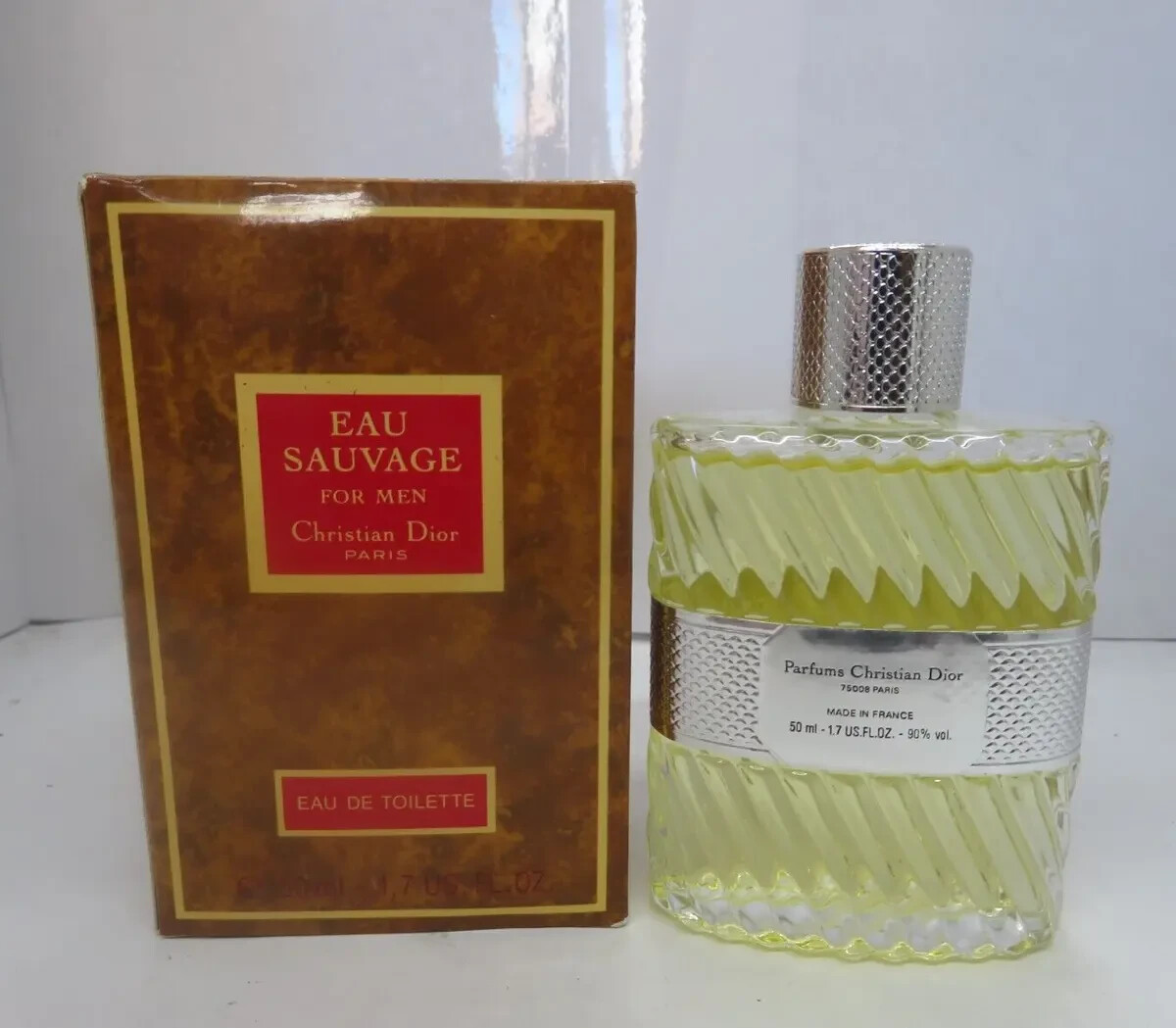 EAU SAUVAGE BY DIOR 1.7 OZ SPRAY VINTAGE discontinued rare no