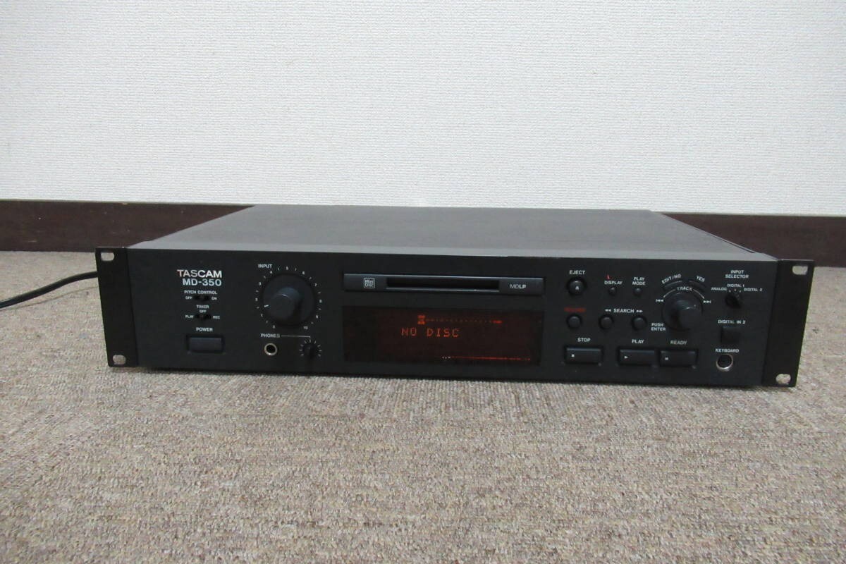 Tascam MD-350 Mini Disc Player Recorder MD Deck | eBay