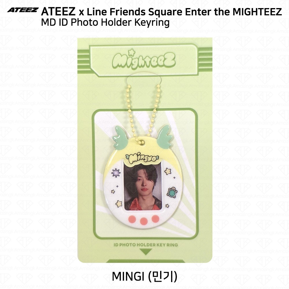 ATEEZ LINE FRIENDS Enter the Mighteez POP-UP MD ID Photo Holder
