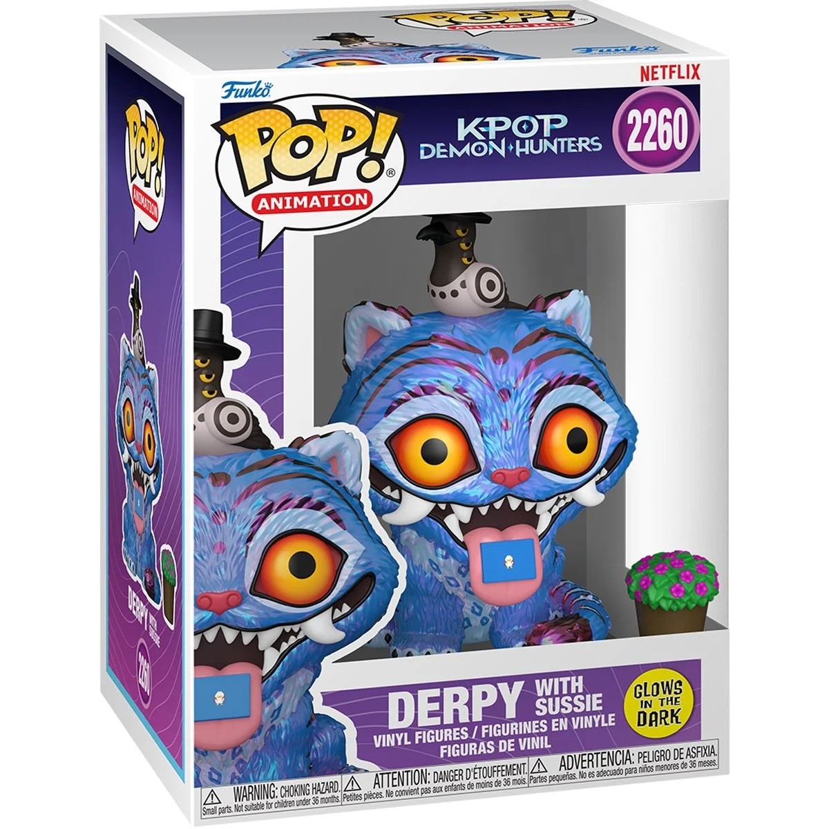 🔥IN STOCK🔥Funko Pop! KPop Demon Hunters Tiger (DERPY) with Bird