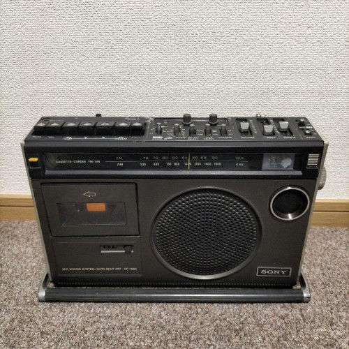 SONY CF-1980 ラジオカセットコーダー SONY CF-1980 ラジオカセット