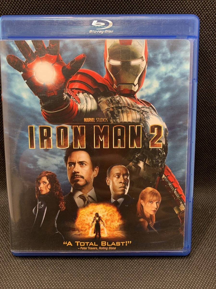 Iron Man 2 (Blu-ray Disc, 2010) Robert Downey Jr., Marvel Movie