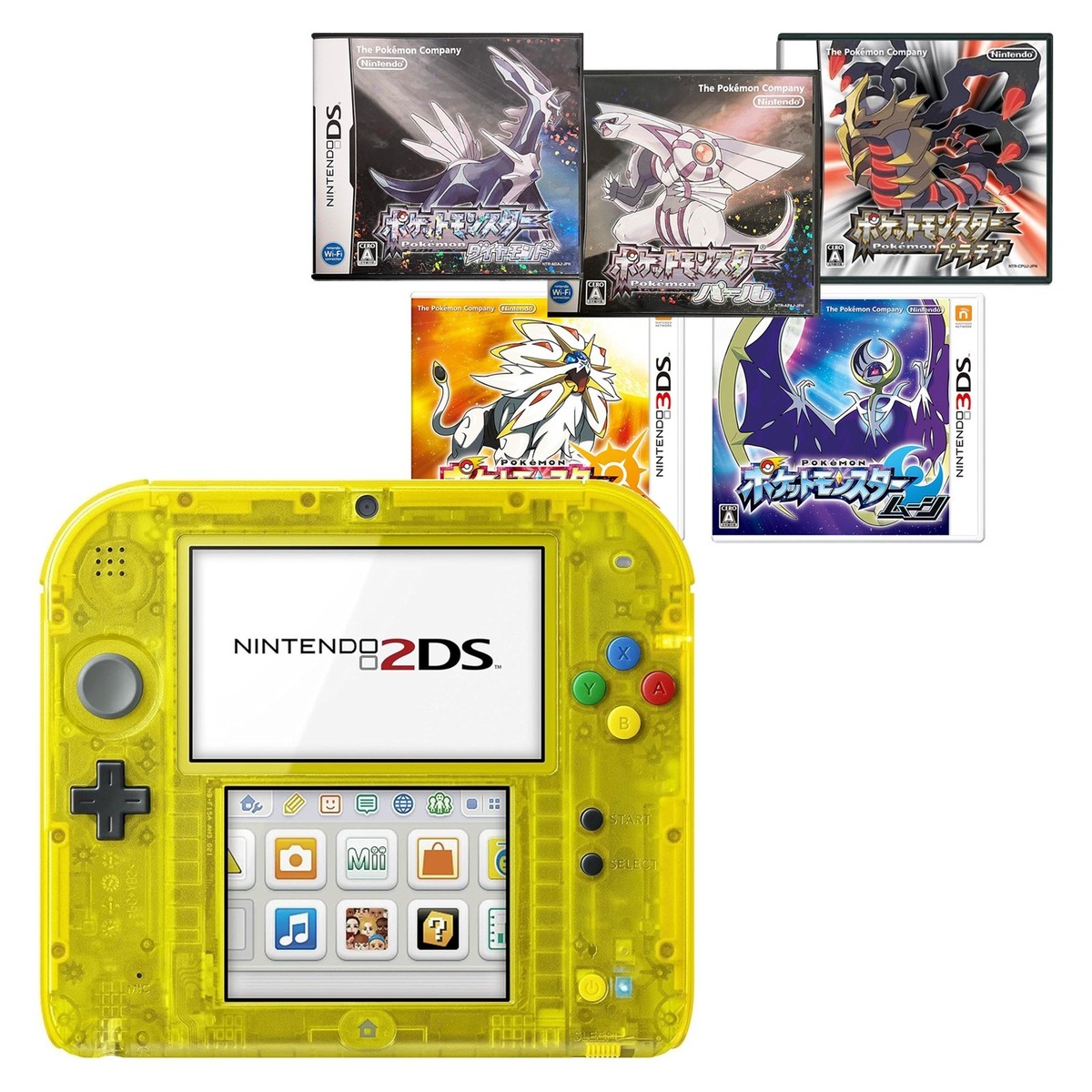 NINTENDO 2DS POCKET MONSTERS Pikachu DS 3DS Pokémon Game Software