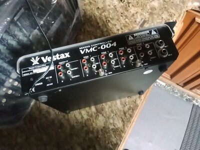 Vestax DJ mixer VMC-004 w/ Power Cord - With 3 Microphone's. | eBay