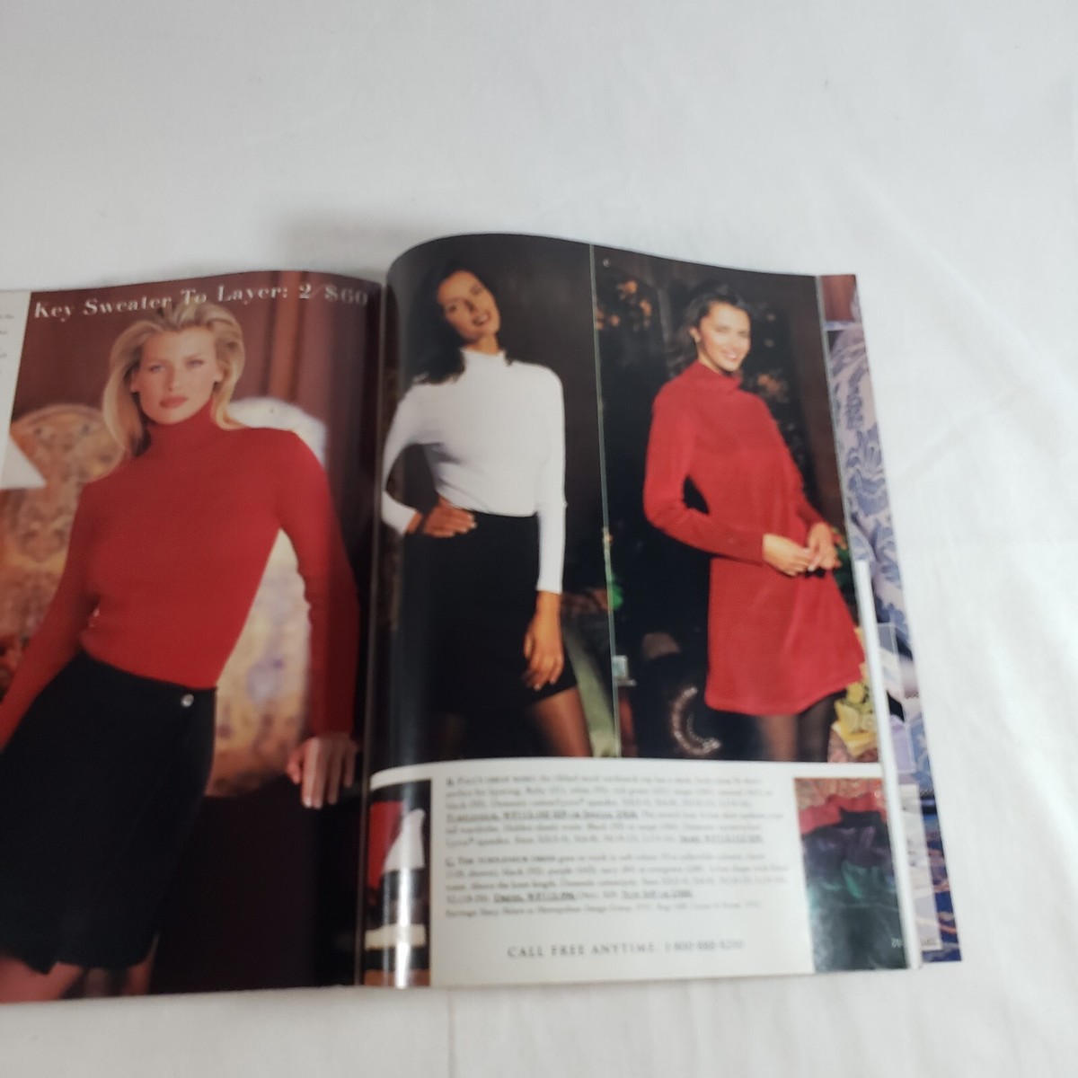 Victoria's Secret Catalog Autumn Portfolio 1995 Yasmeen Ghauri | eBay