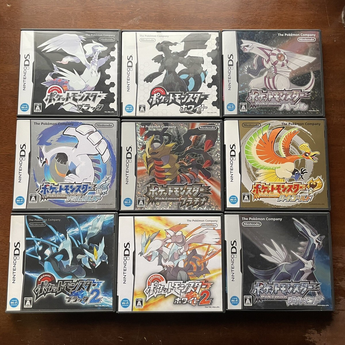DS Pokemon Black/White 2/Heart Gold/Soul Silver/Platinum/Diamonds