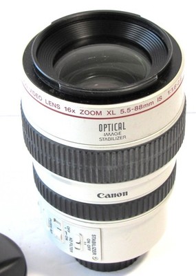 Canon Video Lens 16x Zoom XL 5.5-88mm F/1.6-2.6 II IS | eBay