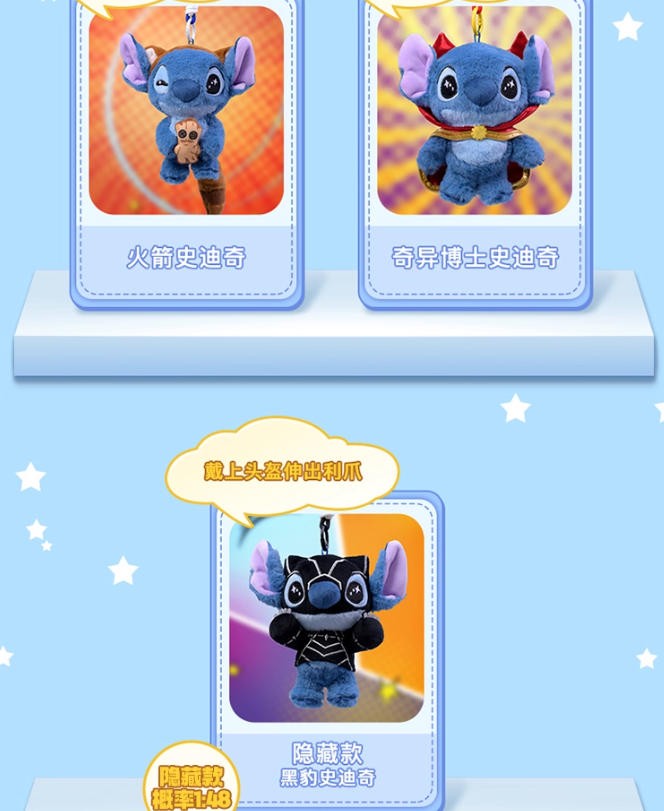 TOPTOY MARVEL STITCH COSBI COLLECTION PLUSH SERIES BLIND BOX