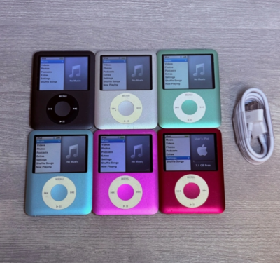 Apple iPod Nano 3rd Generation 4GB 8GB All Colors With New battery