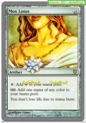 MOX LOTUS magic UNHINGED ADD UNLIMITED MANA MTG ARTIFACT SUPER