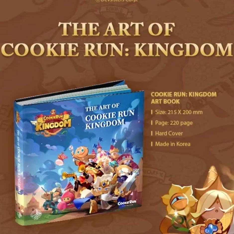 📖 CookieRun Kingdom Art Book ✨ Official Limited Guidebook | Pre