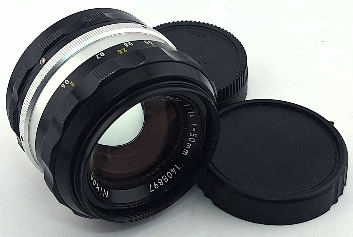Vtg Nikon Nikkor - S.C. Auto 50mm f/1.4 Non-Ai Nikon F Camera Lens