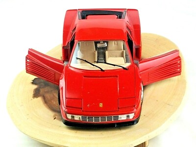 BbURAGO 1984 Ferrari Testarossa Red 1:18 SCALE Made In Italy | eBay