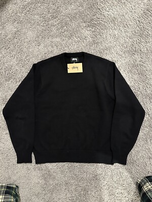 Stussy Authentic Workgear Sweater Black | eBay