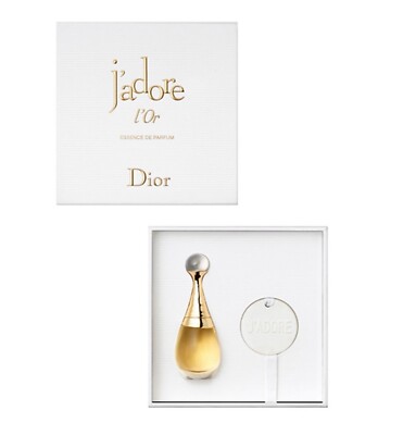 Dior J'adore L'Or Mini Essence de Parfum 0.12 Oz Ceramic Ornament