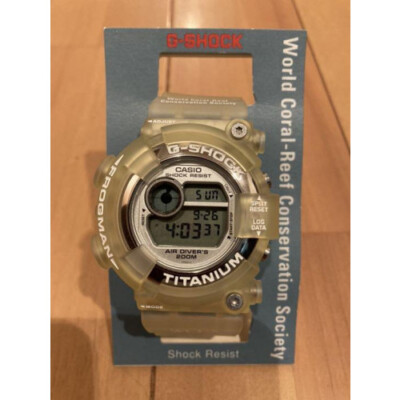 CASIO G-SHOCK DW-8201WC-7T Frogman Watch White Band Resin and