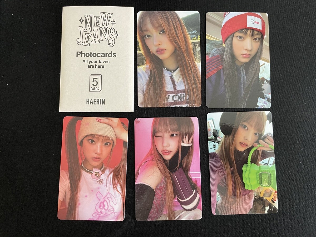 NEW JEANS Album OMG Ditto HAERIN Photocard Official x5 Type KPOP