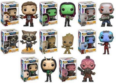 MARVEL GUARDIANS OF THE GALAXY - POP FIGURE 13 DESIGNS TO CHOOSE