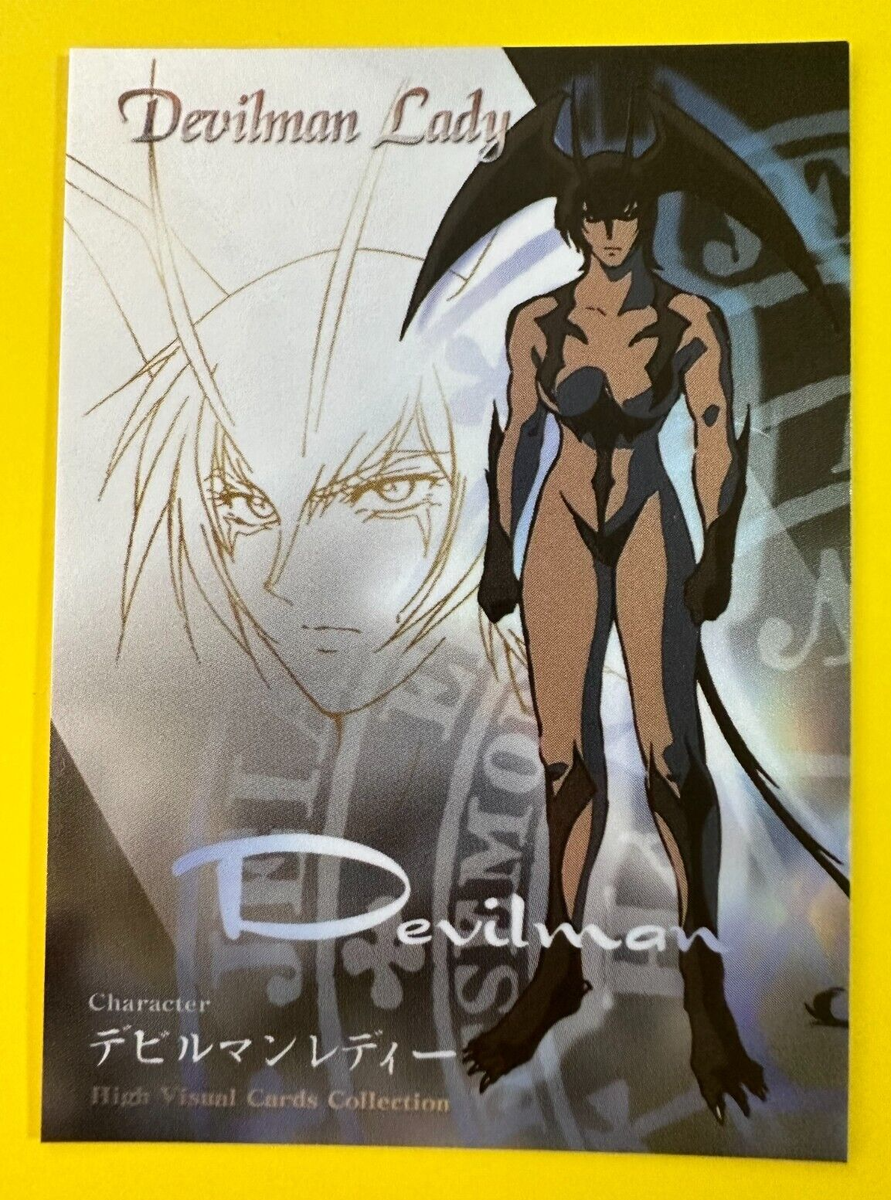 Devilman Lady Character 2/18 Devilman Lady Card No.002 Made in