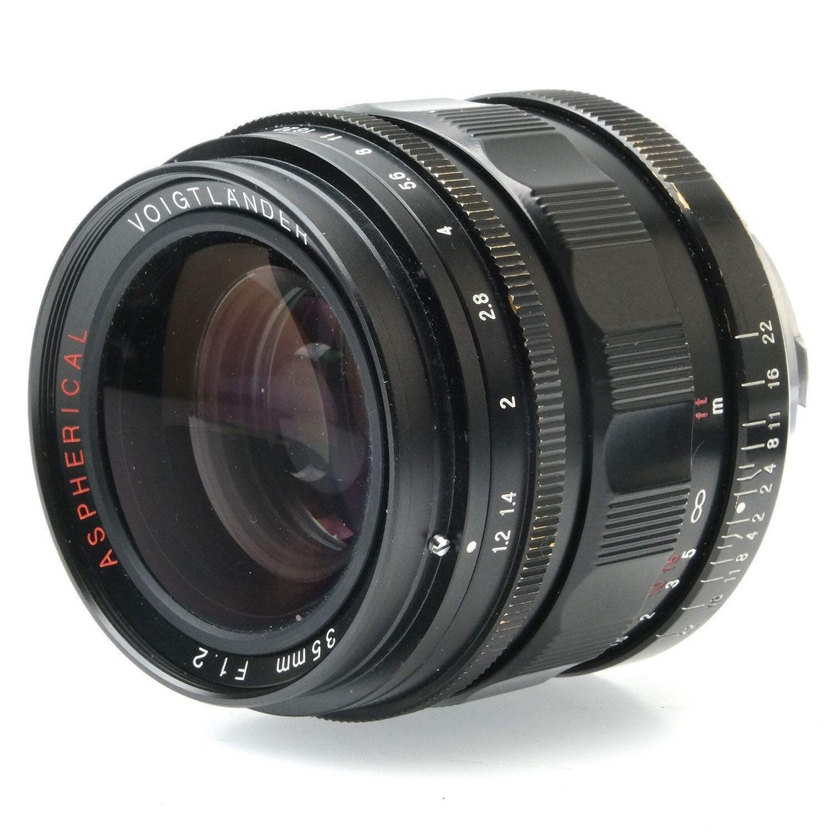 Voigtlander 35mm f1.2 Nokton Asph, Black, Hood 9360795 | eBay