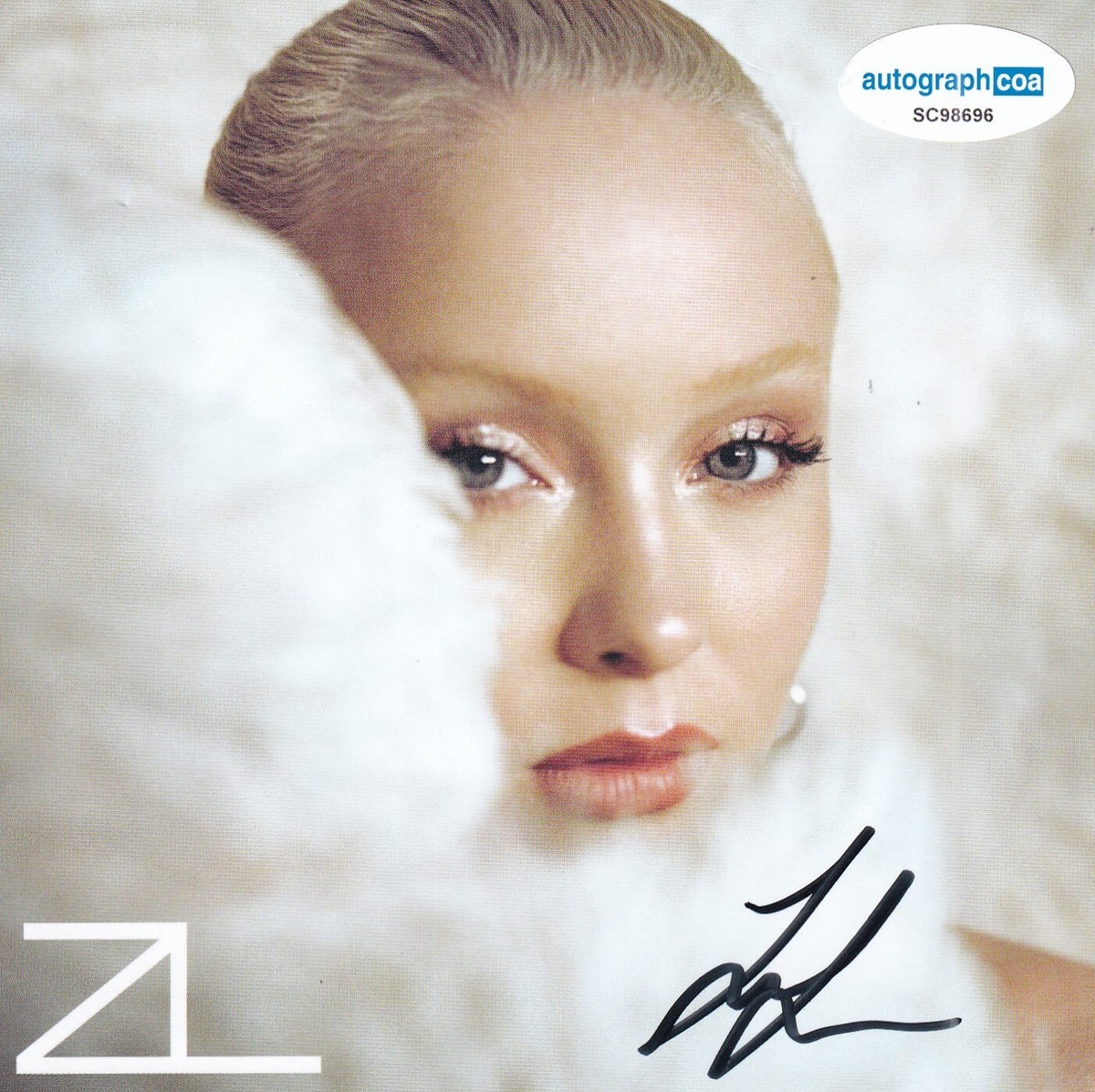 ZARA LARSSON signed (VENUS) Cd Cover ART CARD autographed ACOA