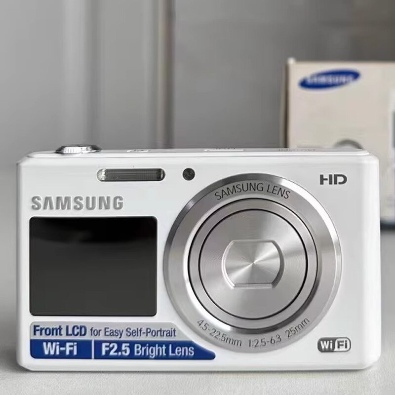 Samsung DV150F 16.2MP 5x Optical Zoom white Dual LCD Digital