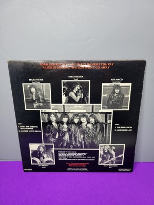 Obsession - Marshall Law 1983 US Vinyl, Metal Blade Records W