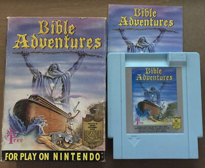 Bible Adventures (Nintendo Entertainment System, 1990) NES Blue