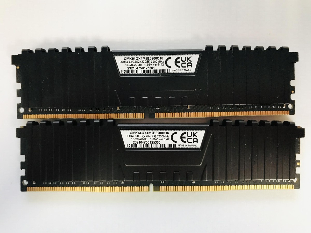 Corsair Vengeance LPX 64GB (2x32GB) DDR4 DRAM 3200MHz C16 RAM