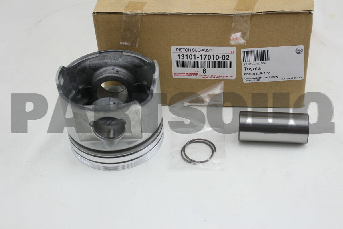 131011701002 Genuine Toyota PISTON SUB-ASSY, W/PIN 13101-17010-02