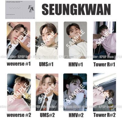 SEUNGKWAN SEVENTEEN FML POB photocard CARAT weverse UMS HMV Tower