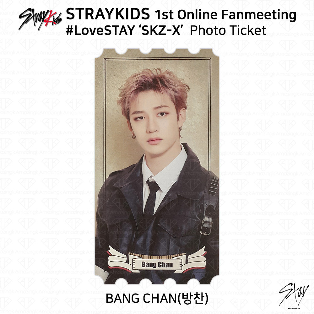 Stray Kids 1st Online Fanmeeting #LoveStay SKZ-X Photo Ticket
