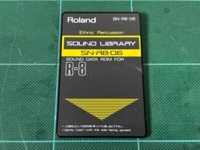 Roland SN-R8-06 Ethnic Percussion ROM CARD FOR ROLAND R8 R-8 MKⅡ