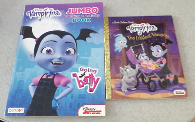 The Littlest Vampire Disney Junior Vampirina GOLDEN BOOK & JUMBO