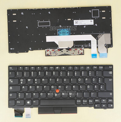 New for Lenovo Thinkpad X390 20Q0 20Q1 Keyboard No Backlit German