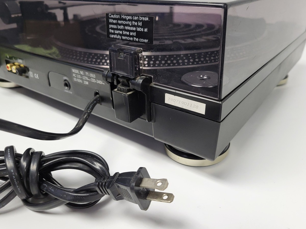 Vintage 1990's Numark TT-1910 Direct Turntable w/Stanton 500