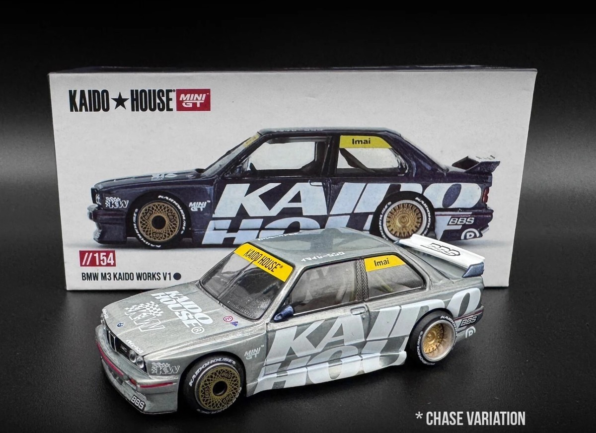 Chase! Mini GT x Kaido House 1:64 BMW M3 (E30) Kaido Works V1