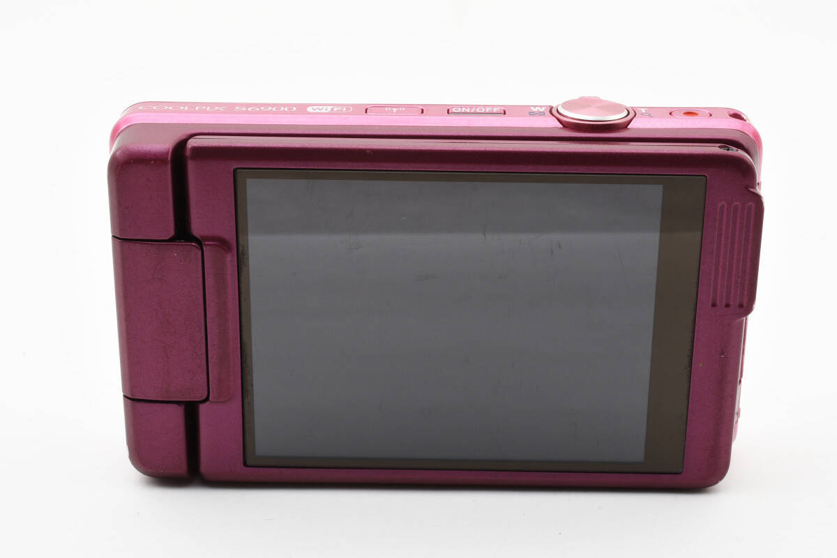 Junk Nikon COOLPIX S6900 Pink 16.2MP Compact Digital Camera no