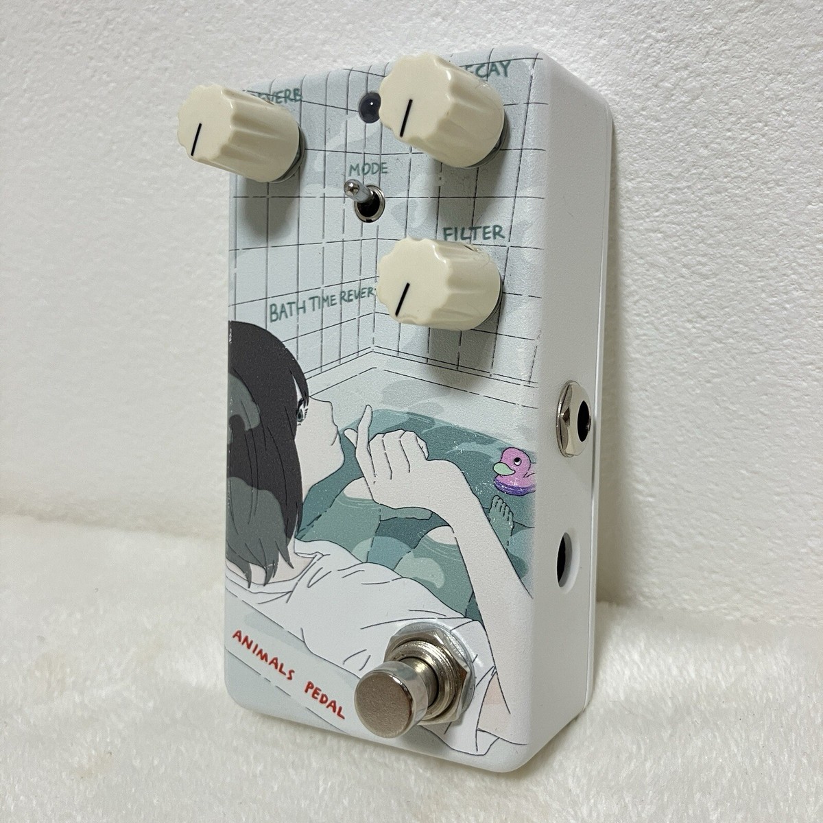 Animals Pedal Custom Illustrated 030 BATH TIME REVERB by /BATH