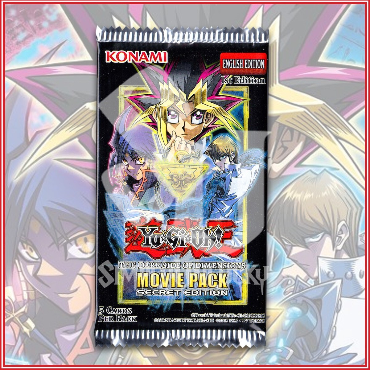 YuGiOh THE DARK SIDE OF DIMENSIONS MOVIE PACK 1st Edition SECRET
