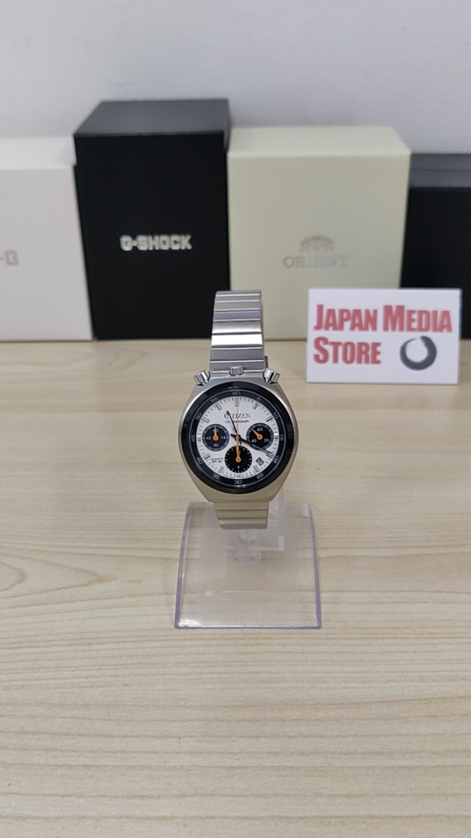 Citizen AN3660-81A Bullhead White Dial Record Label Tsuno