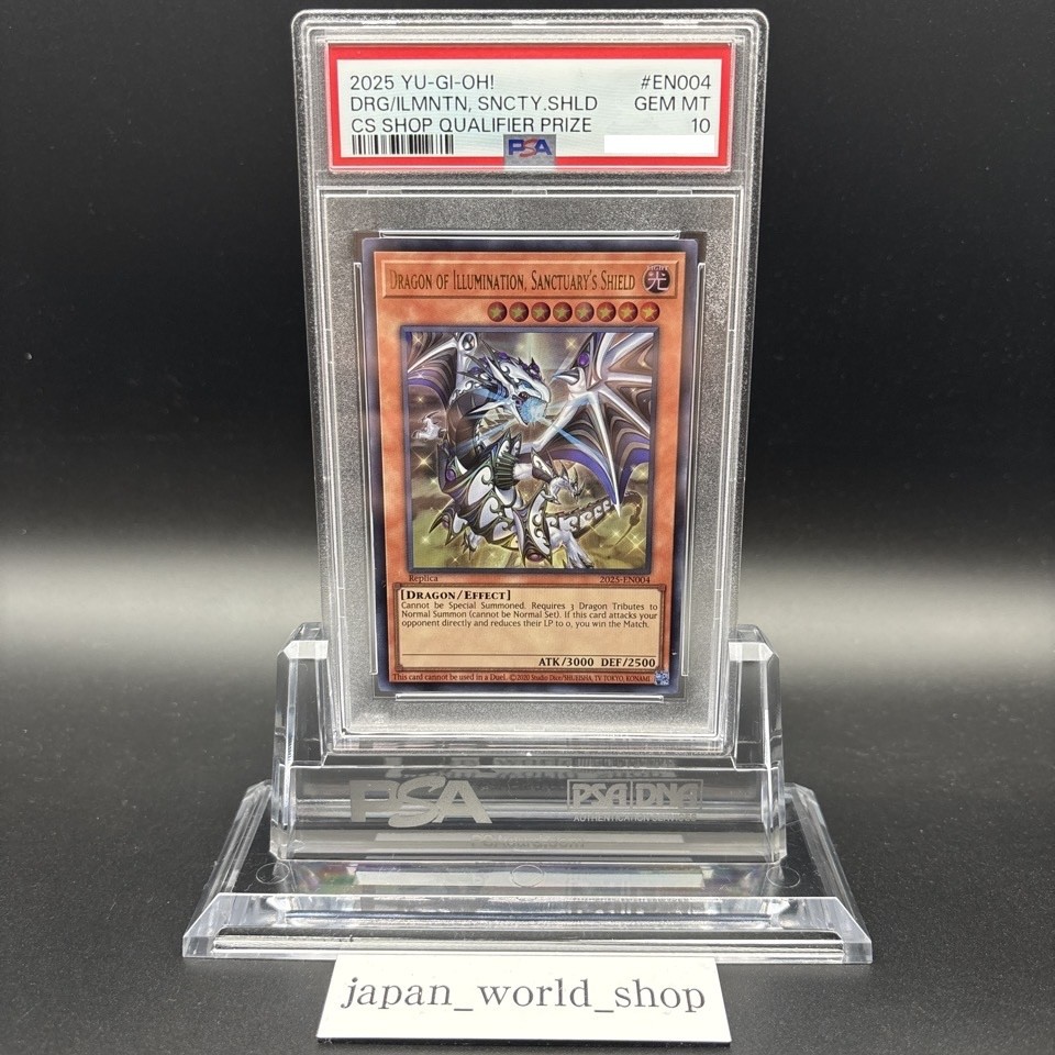 PSA 10 Dragon of Illumination Sanctuary's Shield 2025-EN004