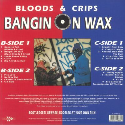 Bloods & Crips - Bangin On Wax (LP+LP) (Red+Blue) | eBay