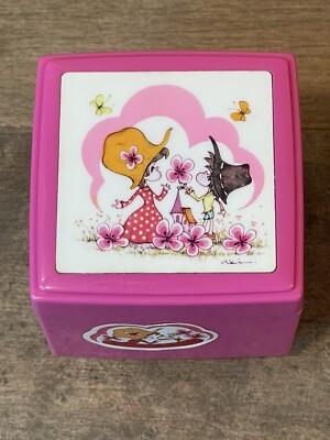 RARE Vintage 80s Lady Mate WIND Up AKI MUSIC Trinket BOX Sankyo