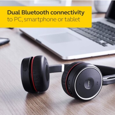 Jabra Evolve 75 Wireless Bluetooth Headset (model # HSC040W
