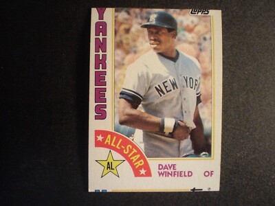 1984 Topps Baseball ERROR Yankees Dave Winfield Card # 402 | eBay