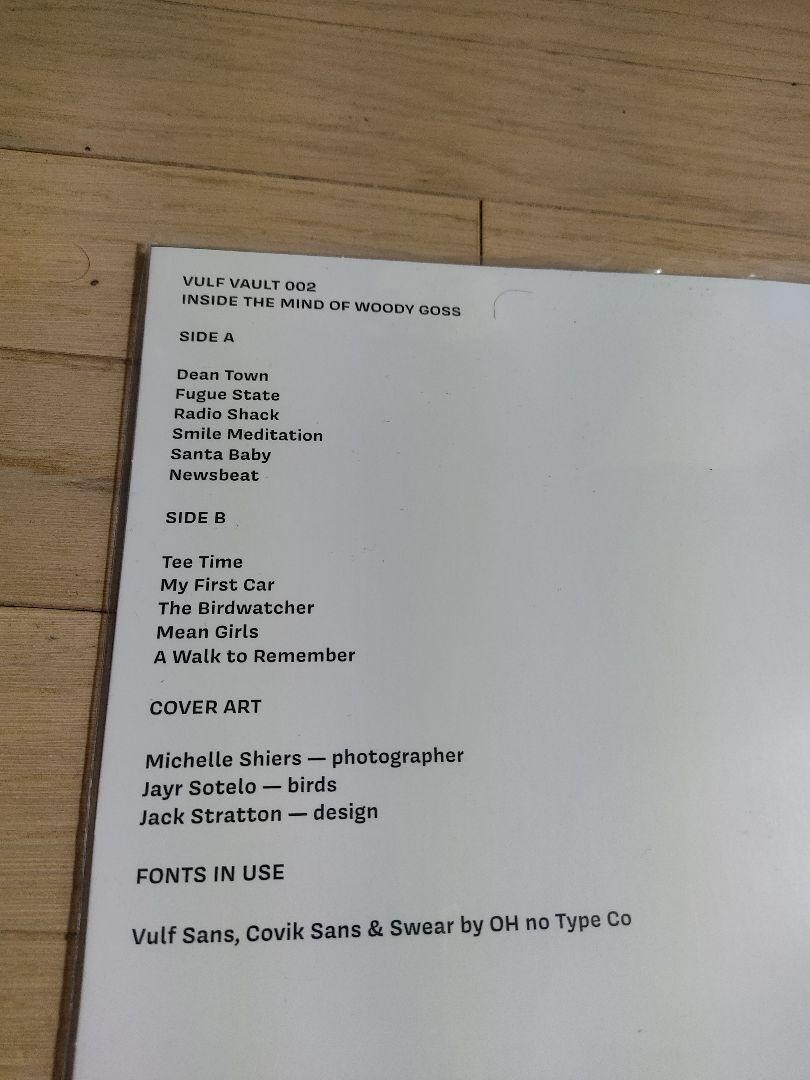 Vulfpeck / Vulf Vault 002 Inside The Mind Of Woody Goss 2020